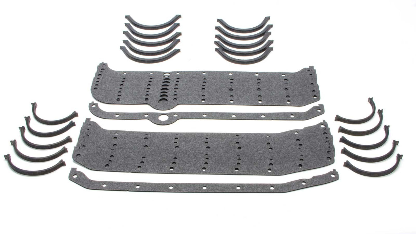 Sce Gaskets SBC Oil Pan Gaskets - RH D/S Dyno Pak (10) MPN SCE11092-10 For Chevy