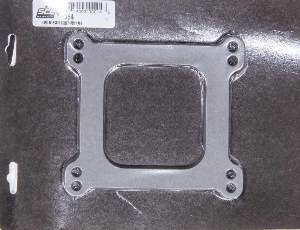 Sce Gaskets Carburetor Gaskets (10) Holley Open 4-BBL MPN SCE354