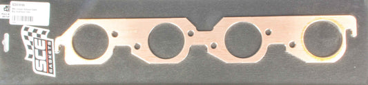 Sce Gaskets  BBC Copper Exhaust Gskts Big Chief/Dart 2.385in  SCEE18186