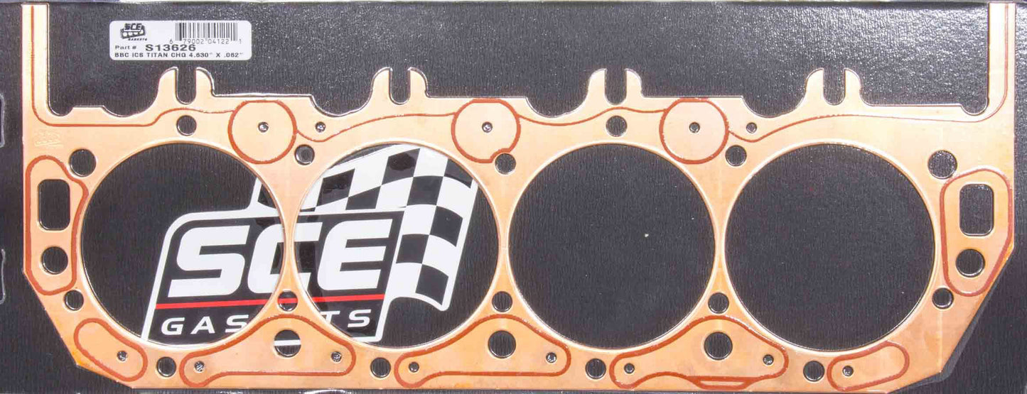 Sce Gaskets  BBC ISC Titan Copper Head Gskt 4.630 x .062  SCES136262