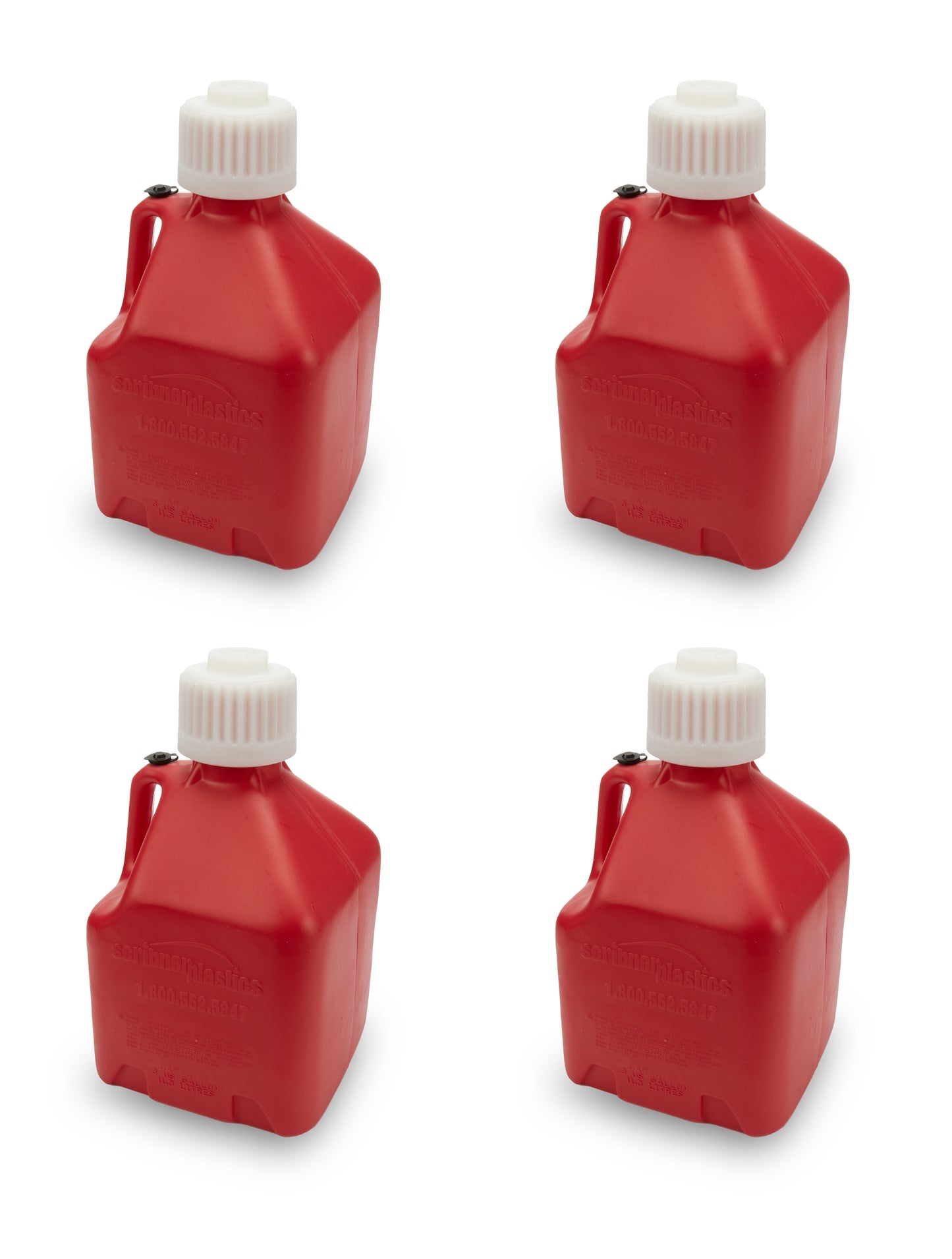 Scribner  Utility Jug 3 Gallon - Red - Case 4  SCR2020R-CASE