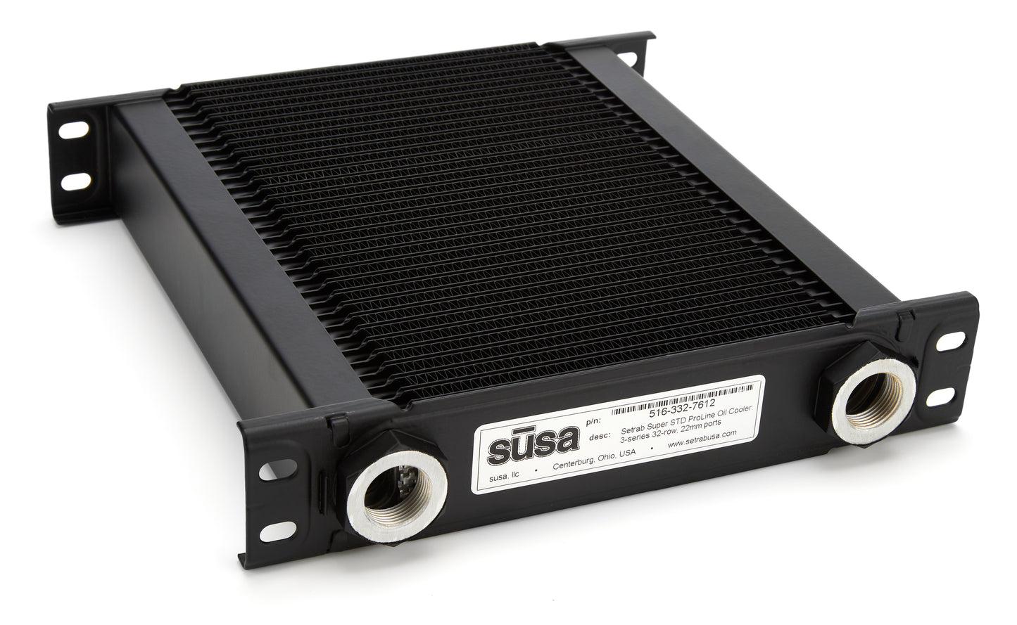 Setrab Oil Coolers 360M22I Super 3 Series Oil Cooler 32-Row MPN SET516-332-7612 For Universal use