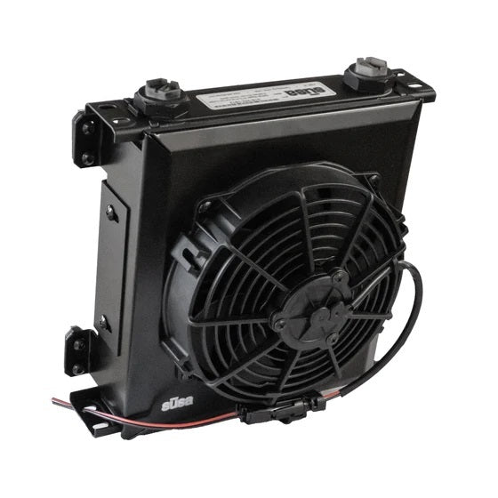 Setrab Oil Coolers Series-3 Oil Cooler - 32-Row w/12-Volt Fan MPN SETFP332S-M22I For Universal use