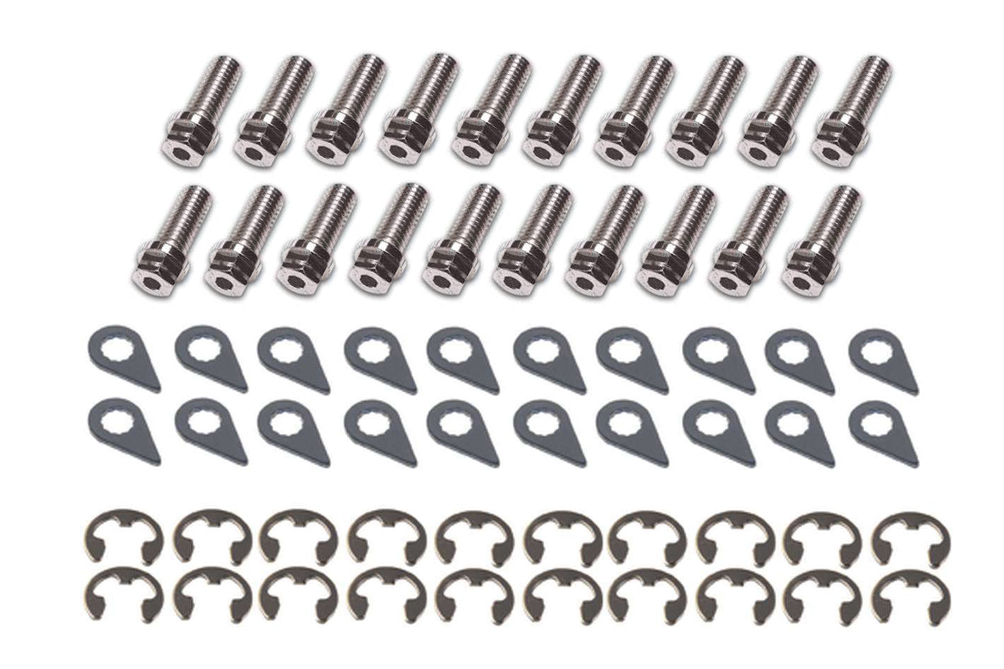 Stage 8 Fasteners Header Bolt Kit - 6pt. 5/16-18 x 7/8 (20) MPN SGE8909 For Mopar