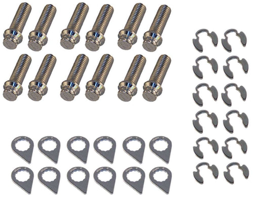 Stage 8 Fasteners Header Bolt Kit - 12pt. 3/8-16 x 1-1/4 (12) MPN SGE8911B For Chevy, GM V6