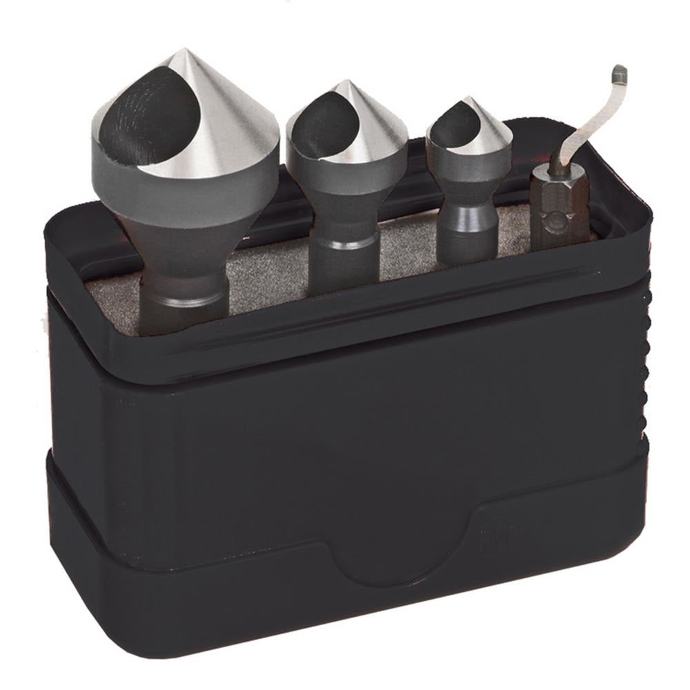 Shaviv Usa Countersink Zero Flute 3pc Set + 1 Deburr Bit MPN SHA90098
