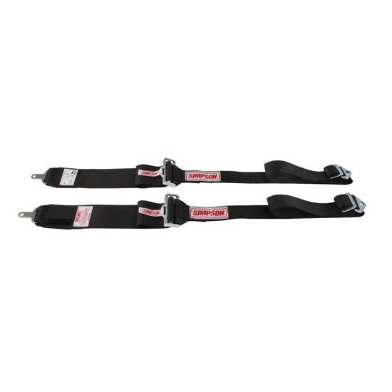Simpson Safety  Shoulder Harness HANS Ind CL P/D Black  SIM33010BK