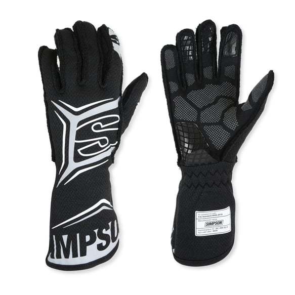 Simpson Safety Glove Magnata Large Black SFI 3.5/5 MPN SIMMGLK