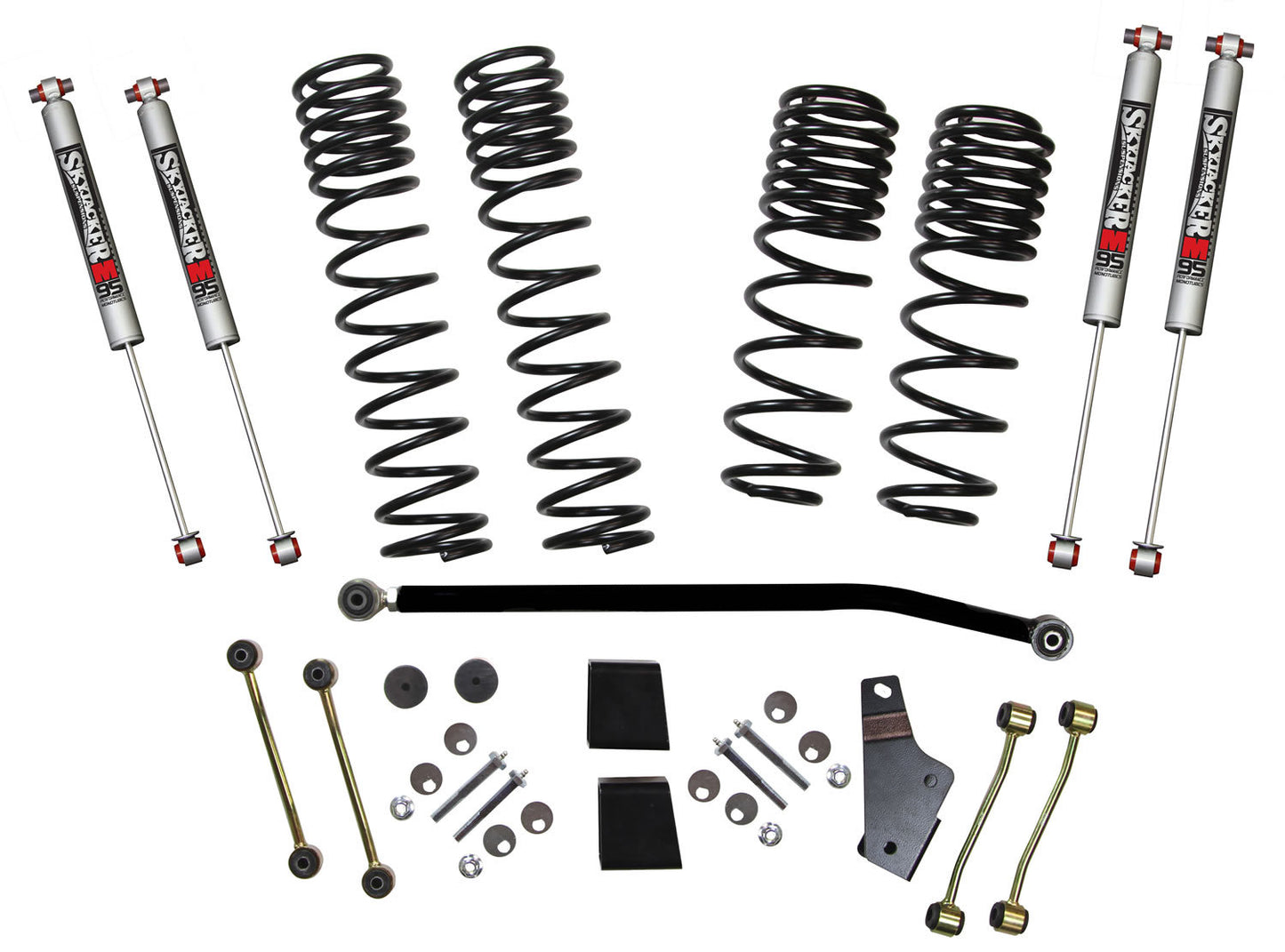 Skyjacker  18-   Jeep JL 3.5-4in Suspension Kit M95 Shock  SKYJL40BPMLT