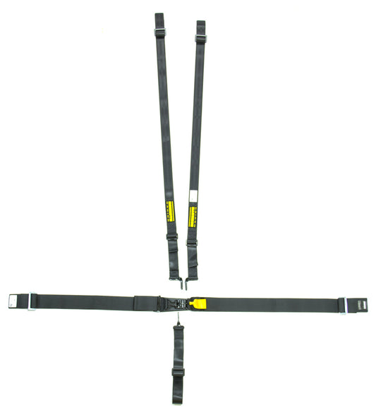 Schroth Racing 5pt Harness System SFI LatchLink Black HANS MPN SRBSR76050H