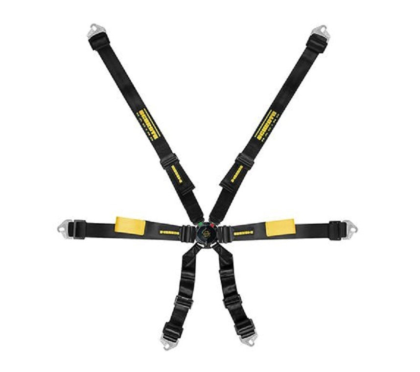 Schroth Racing  6pt Harness Enduro Black 2in Shoulder & Lap  SRBSR94510-0-28