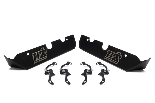 Ti22 Performance  Spark Plug Guards Complete Black  TIP5100