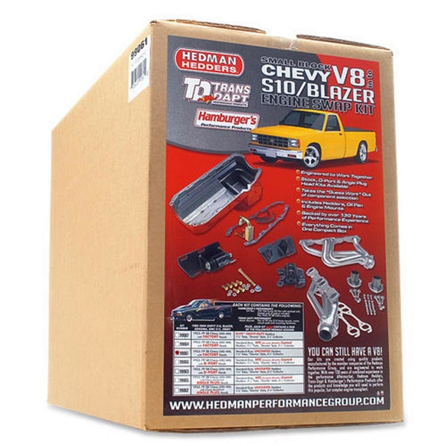 Trans-Dapt  S10 Swap-In-A-Box Kit Complete V8  TRA99061
