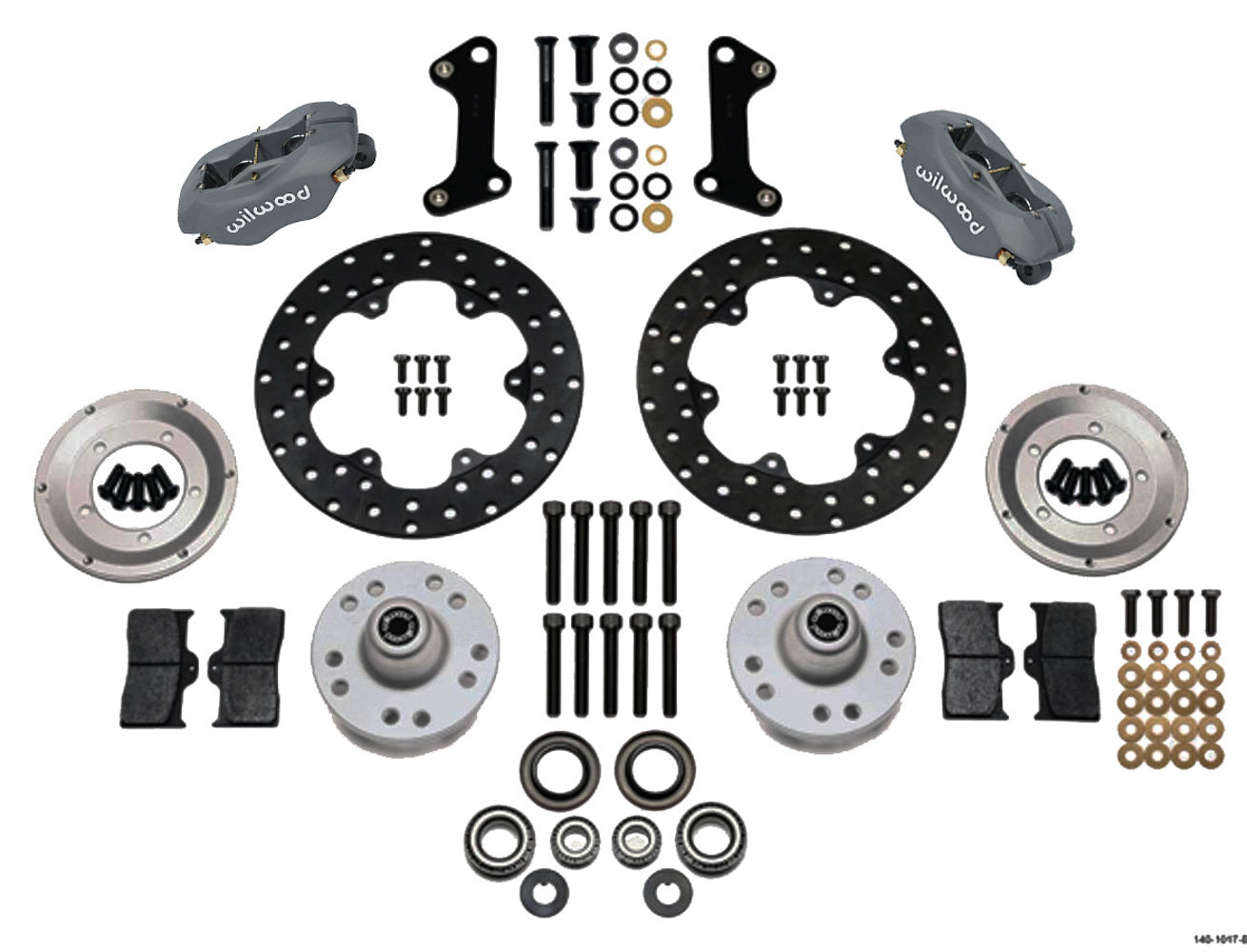 Wilwood MD Drag Front Brake Kit GM MPN WIL140-1017-BD For GM 1964-72