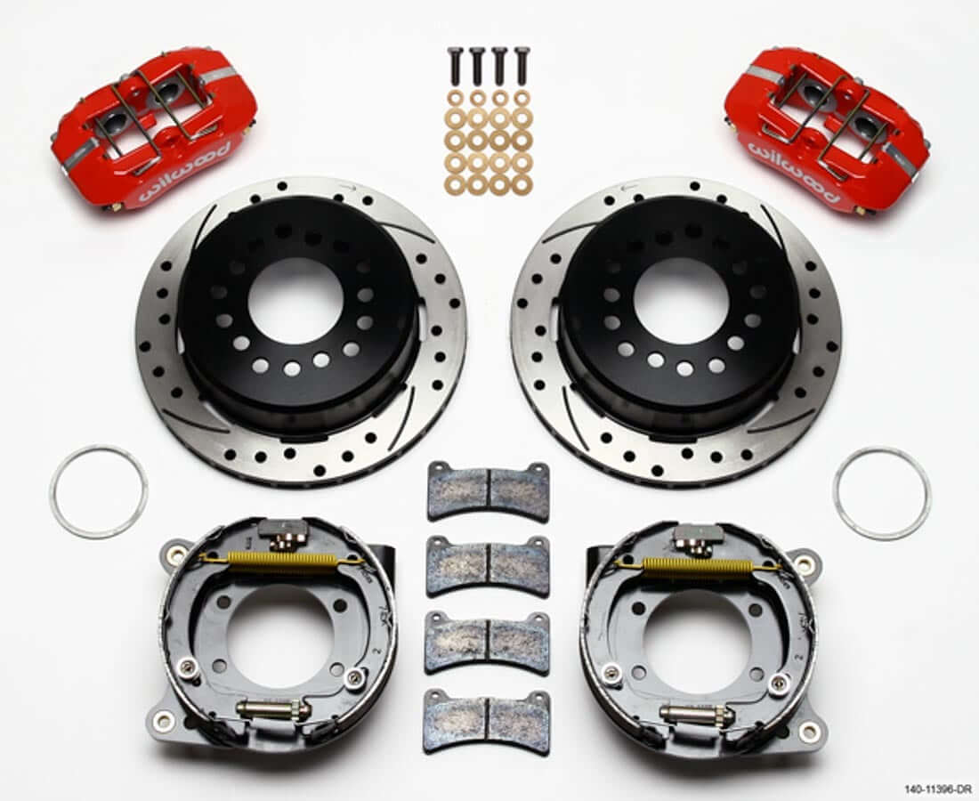 Wilwood Rear Brake Kit Mustang 8.8in 5 Lug 2.5in Offset WIL140-11396-DR