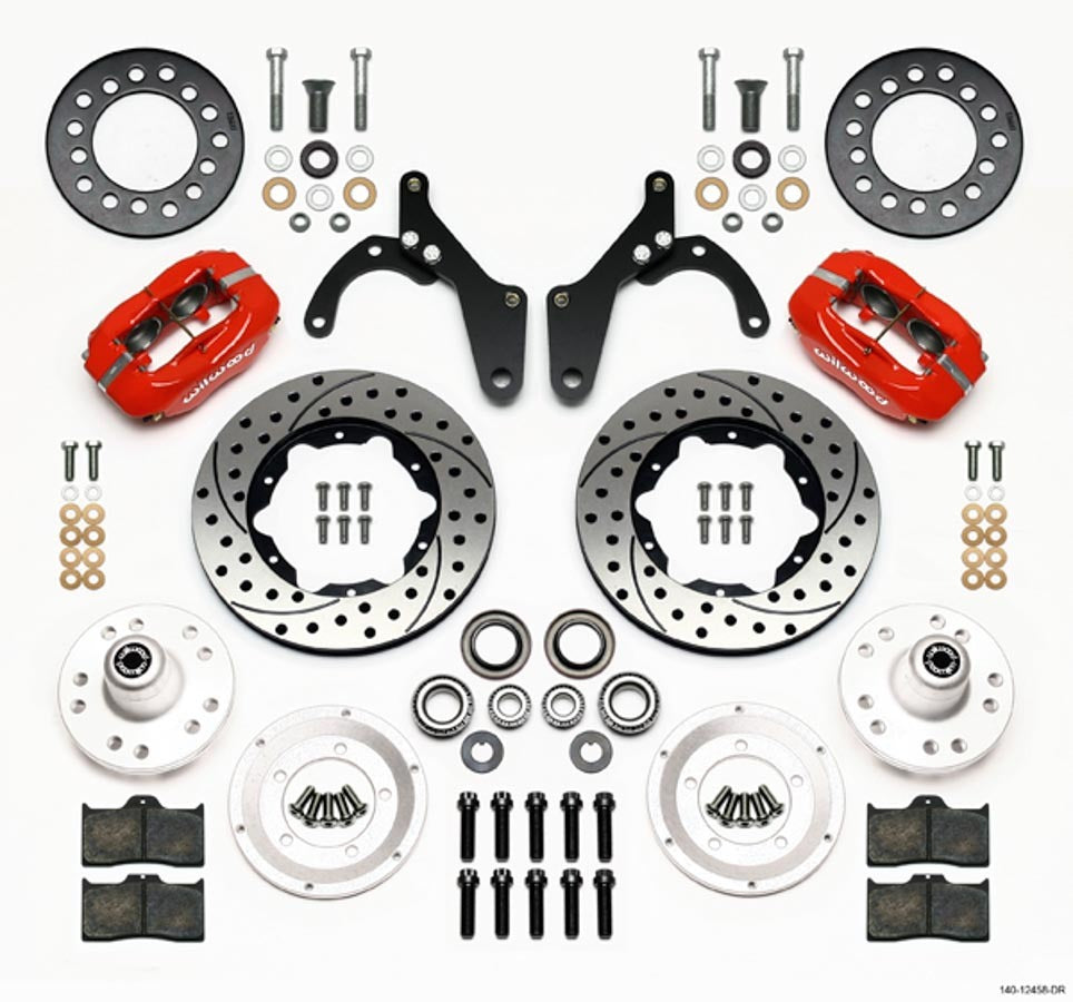 Wilwood Front Disc Brake Kit 59-64 Impa;la Corvette MPN WIL140-12458-DR For GM Corvette, B-Body 1959-64