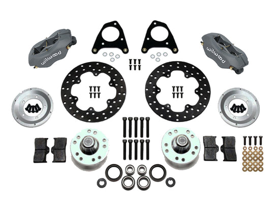 Wilwood MD Front Drag Kit 87-93 Mustang 84-86 SVO MPN WIL140-4503-BD For Ford Mustang 1987-93