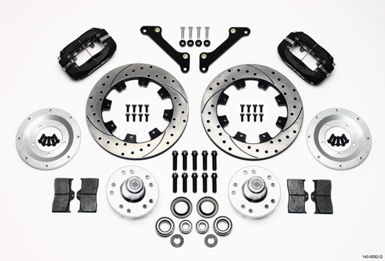 Wilwood Front Brake Kit 12.19in 70-78 Camaro AFX Body MPN WIL140-8582-D For GM A-Body, F-Body 1970-78