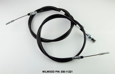 Wilwood Parking Brake Cable Kit 05-10 Mustang MPN WIL330-11221 For Ford Mustang 2005-10