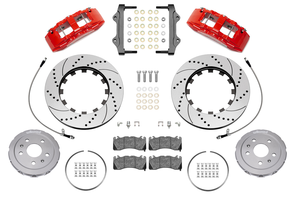 WILWOOD  Brake Kit Front Corvette C8 SX6R Drilled  WIL140-17004-DR