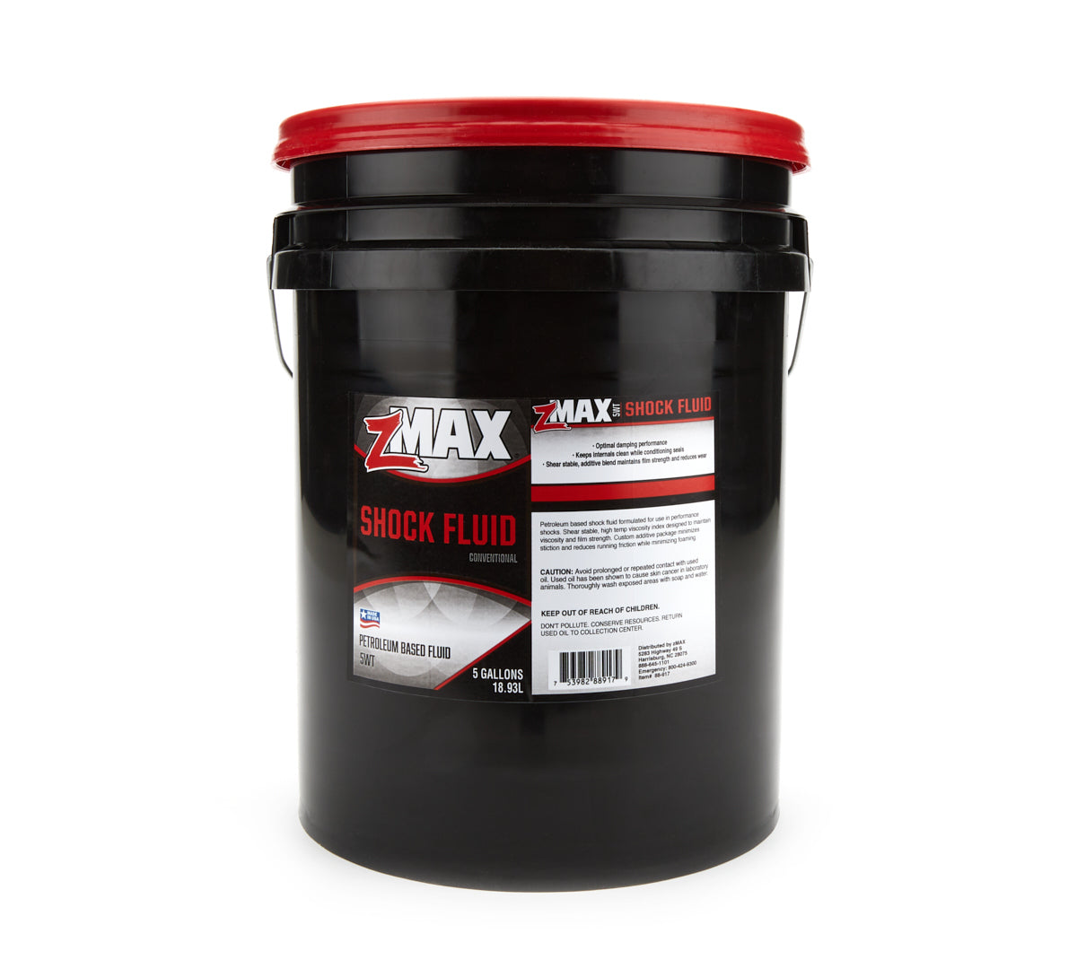 Zmax Shock Fluid 5wt Conventi onal 5 Gal. Pail MPN ZMA88-917