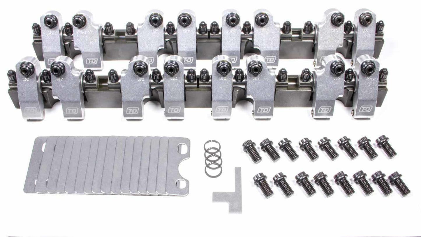 T AND D MACHINE  SBC Shaft Rocker Arm Kit - 1.6/1.5 Ratio  TDM2300-160/150