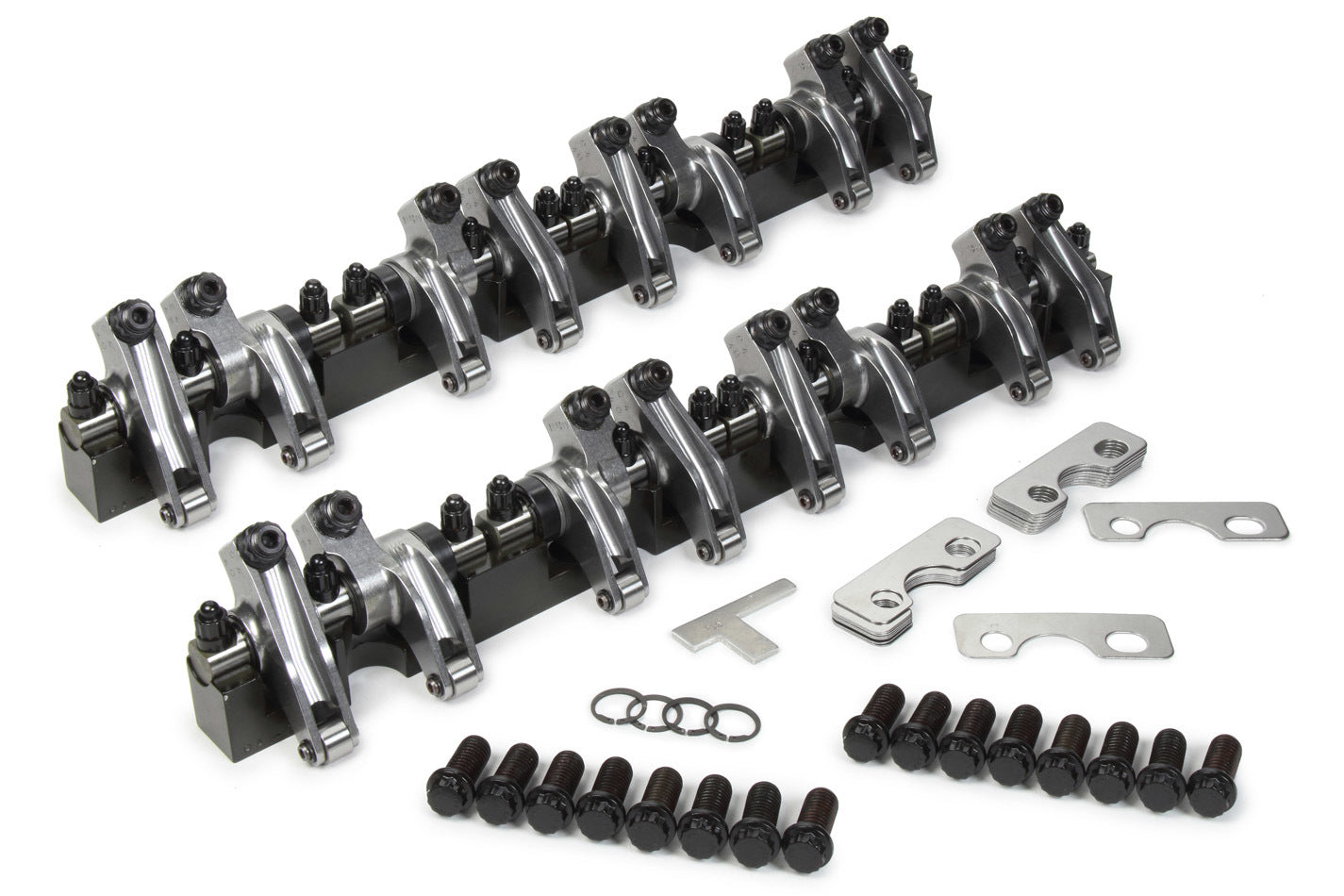 T AND D MACHINE  SBC Shaft Rocker Arm Kit w/Dart 13 degree Heads  TDM2126S-165PLUS100/155