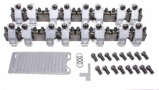 T AND D MACHINE  SBC Shaft Rocker Arm Kit - 1.65/1.55 Ratio  TDM2251-165/155