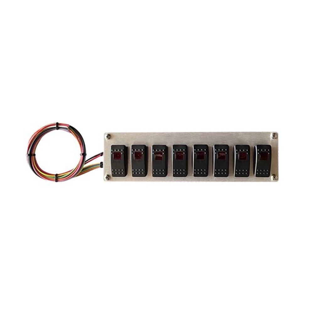 American Autowire   Rocker Switch Panel 8 Switches  AAW510923