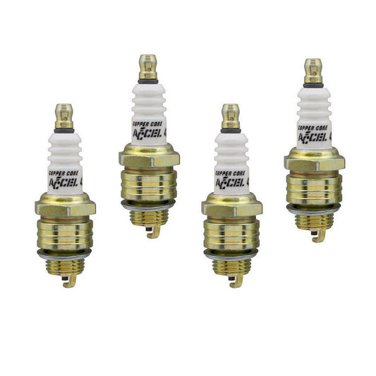 Accel   Spark Plugs 4pk   ACL0437S-4