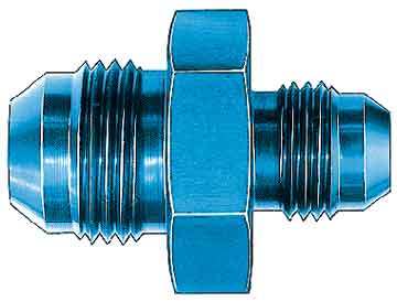 Aeroquip   Alum Union Reducer #8 Flare- #6 Flare - Bulk  AERFBM2160