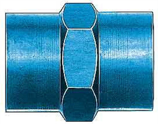 Aeroquip   1/8in Alum Pipe Coupler   AERFCM2129