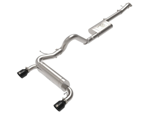 Afe Power 21- Ford Bronco 2.3L Cat Back Exhaust System MPN AFE49-33138-B For Ford Midsize SUV 2021-23
