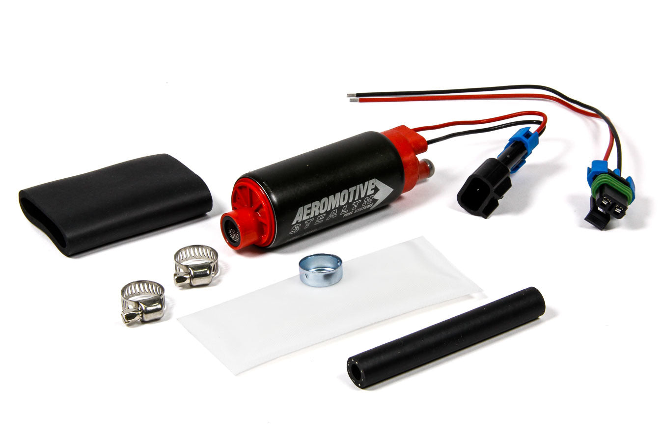 Aeromotive   340 Stealth Fuel Pump - Center In/Offset Out E85  AFS11569