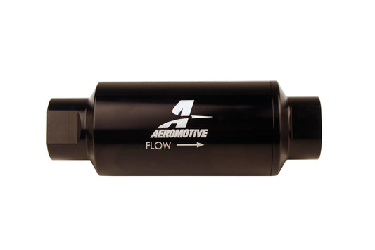Aeromotive #10-ORB Fuel Filter Inline 10 Mircon Black MPN AFS12350