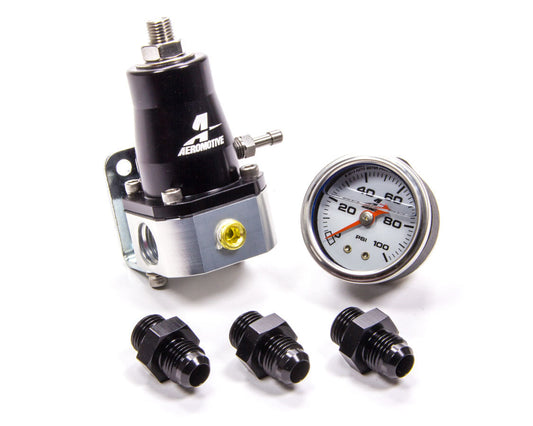 Aeromotive EFI Regulator & Gauge Kit w/Fittings MPN AFS13130