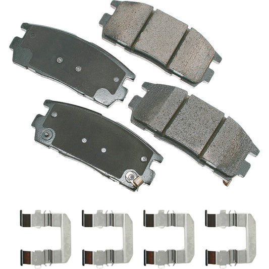 Akebono Brake Corporation   Brake Pad Rear Chevrolet Captive 12-15 Equinox 07  AKEACT1275