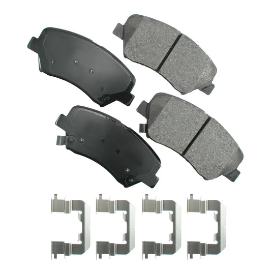 Akebono Brake Corporation   Brake Pad Front Hyundai Azera 12-16 Santa Fe  AKEACT1543