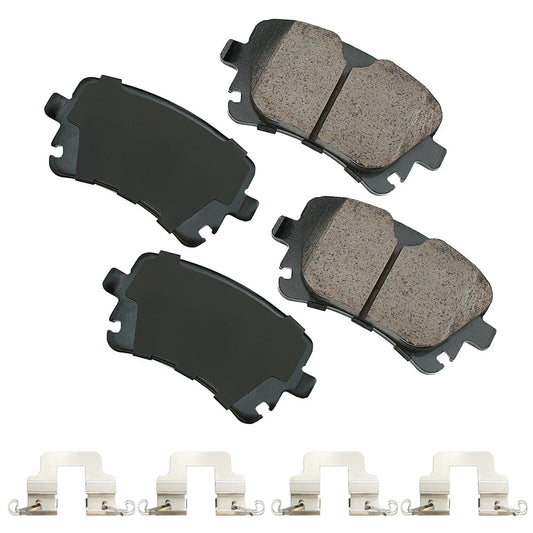 Akebono Brake Corporation   Euro Ultra-Premium Brake Pads - Rear  AKEEUR1018A