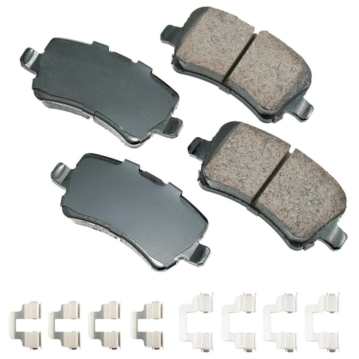 Akebono Brake Corporation   Brake Pads Rear Land Rover LR2 13-15 Range Rv  AKEEUR1307A