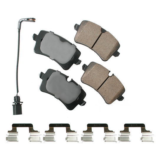 Akebono Brake Corporation   Euro Ultra-Premium Brake Pads - Rear  AKEEUR1547A