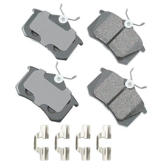 Akebono Brake Corporation   Brake Pads Rear Audi A3 11-13 A4 00-06  AKEEUR340B