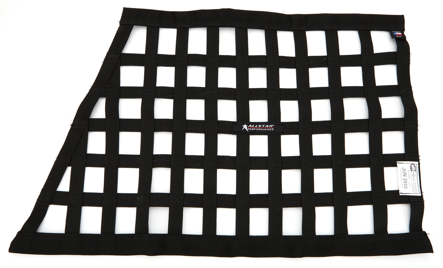 Allstar Performance   Window Net Border Style Angled Black SFI  ALL10288