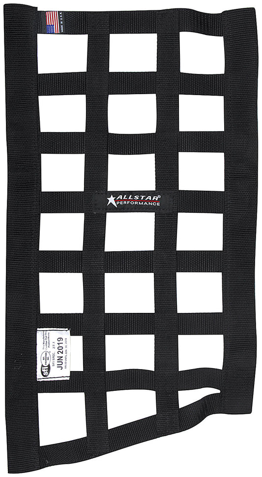 Allstar Performance   Window Net Border Style Funny Car Black SFI  ALL10291