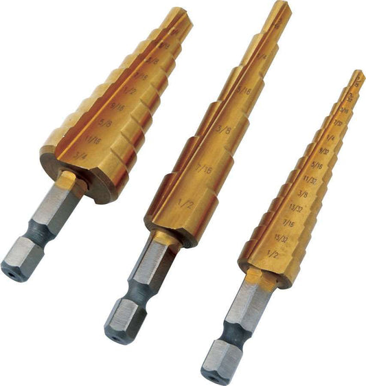 Allstar Performance   Step Drill Set 3pc   ALL11040