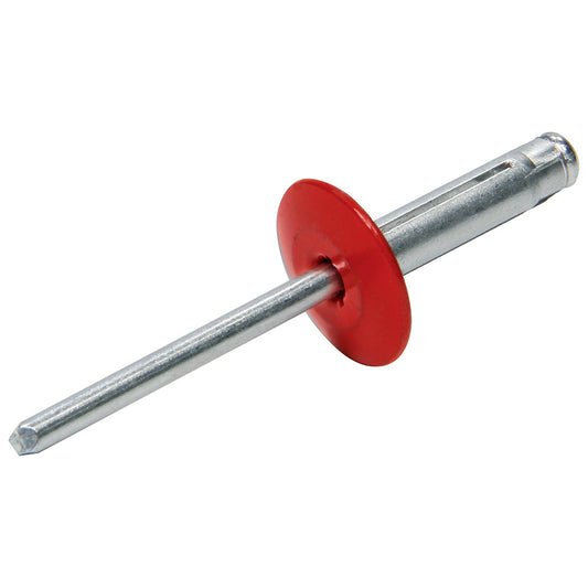 Allstar Performance   Lg Hd Rivet 250Pk Red Flange Type Alum Mandrel  ALL18062