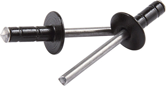Allstar Performance   Med Hd Rivet Black 250pk Multi Grip  ALL18087