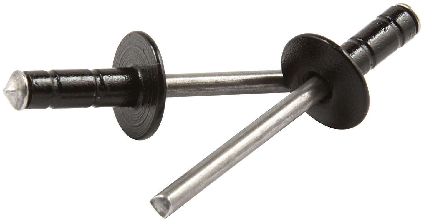 Allstar Performance   Med Hd Rivet Black 250pk Multi Grip  ALL18091