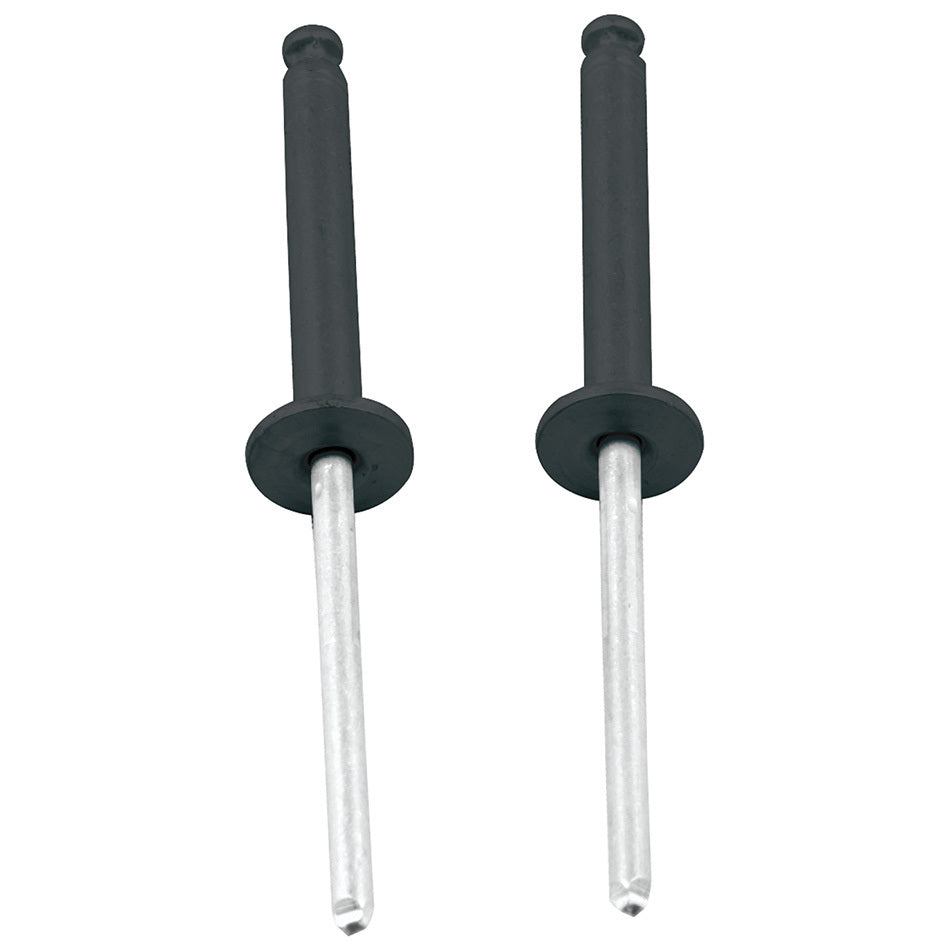 Allstar Performance   1/8in Alum Rivet Black 100pk Flange Type  ALL18099