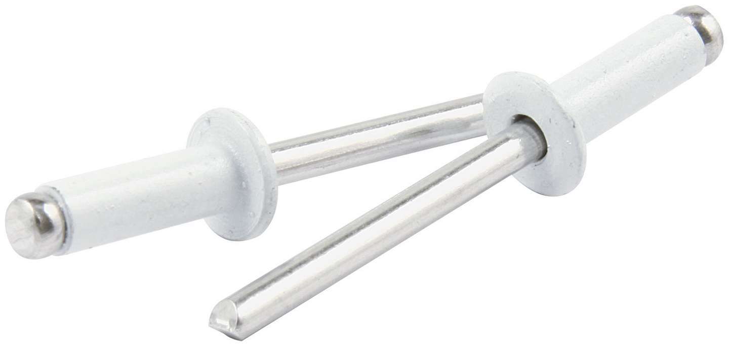 Allstar Performance   Sm Hd Rivet White Alum 250pk  ALL18116